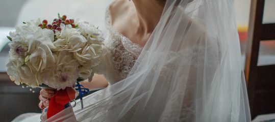 wedding photography, young elegant bride