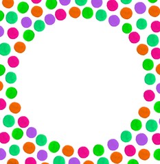 Birthday confetti rounds.