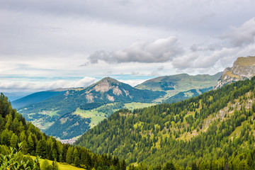 Folomites of Italy - Nature near Gardena Pass