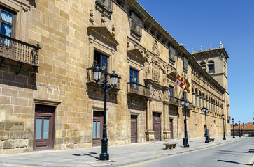 Fototapeta na wymiar Palace Condes de Gomara in Soria, Spain
