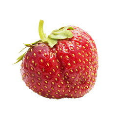 Strawberries isolated on white background