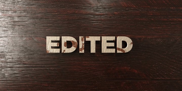 Edited - grungy wooden headline on Maple  - 3D rendered royalty free stock image. This image can be used for an online website banner ad or a print postcard.