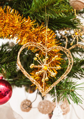 Christmas tree detail.