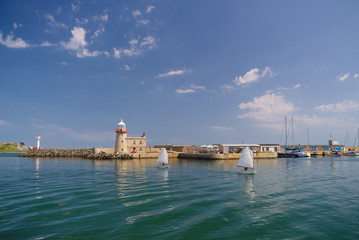 Howth Harbour and Lighthouse, Dublin, Ireland