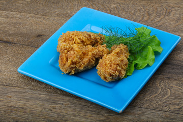 Crispy chicken wings