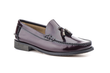 Zapatos castellanos hombre piel florentic burdeos