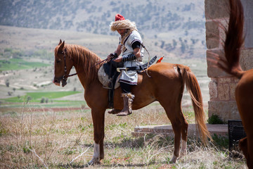 Costume of the Turks and horse riding