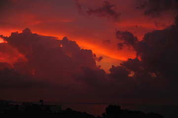 Obraz premium nubes mar