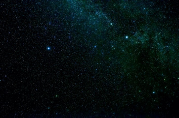 Naklejka premium Stars and galaxy outer space sky night universe background 