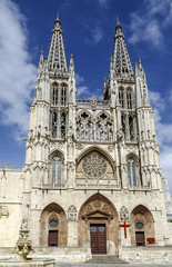 Fototapeta na wymiar cathedral in Burgos, Spain