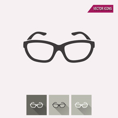 Glasses - vector icon.