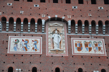 Sforza Castle - płaskorzeźba (Mediolan) © kurtz_88
