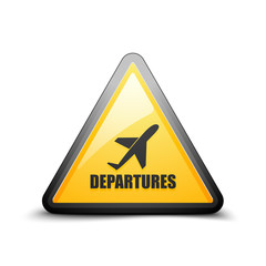 Airport Departures Sign