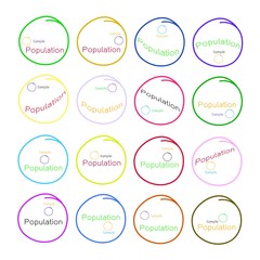 Set of Research Process Sampling from A Target Population