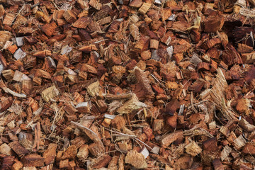 background of coconut spathe fiber, texture from nature