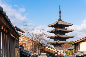 Obraz premium 京都 八坂の塔