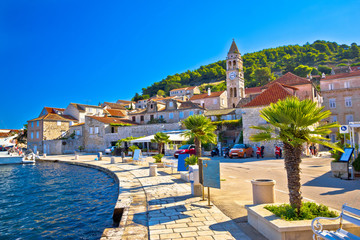 Island of Vis yachting waterfront view
