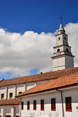Fototapeta na wymiar The Santuario Monserrate church in Bogotá