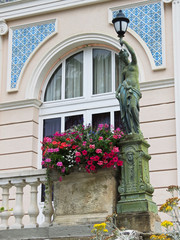 Pyr&eacute;n&eacute;es-orientales - Vernet-les-Bains - Statue ancienne