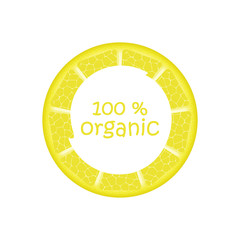 Label for natural juice