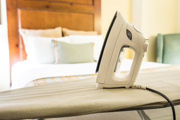 Clothes Iron in a Hotel Room
