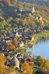 Château-Gaillard en automne , Les Andelys, Eure,Normandie