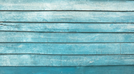 Old blue dirty wooden wall