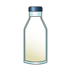Milk icon. Healthy organic fresh and natural food theme. Isolated design. Vector illustration