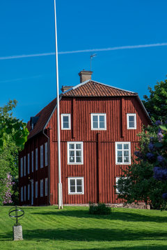 Haus in Holzbauweise in Köping in Schweden