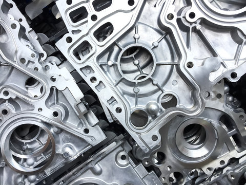 Pattern of aluminum automotive parts cover crank case