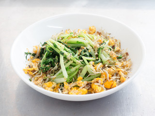 Japanese cuisine, fried potherb mustards