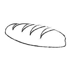 Bread icon. Healthy organic fresh and natural food theme. Isolated design. Vector illustration