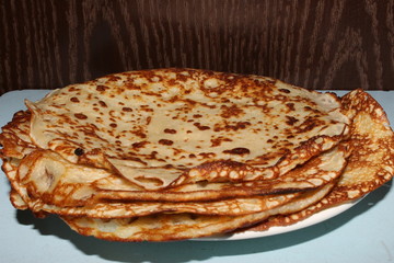 Русские блины, приготовленные в домашних условиях