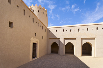 Naklejka premium Old traditional fort in Liwa area, United Arab Emirates