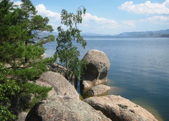 Причудливые скалы.