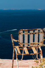 Rusted chair