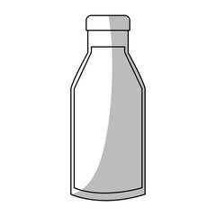 Milk icon. Healthy organic fresh and natural food theme. Isolated design. Vector illustration