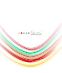 Colorful blurred stripes, abstract background