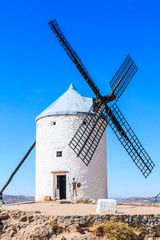 Consuegra, Spain. Windmills of Don Quixote in Toledo province.