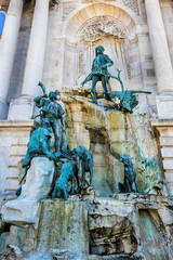 Fountain Hunt of King Matthias (1904). Budapest, Hungary.