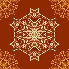 Vintage vector pattern seamless. Hand drawn abstract background. Decorative retro tile for banner, invitation, wedding card, cover and other wallpaper