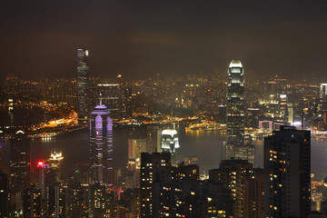 Obraz na płótnie Canvas Victoria Peak in Hong Kong. China