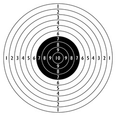 Shooting target icon