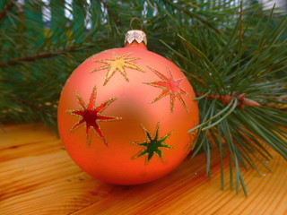 Vintage Christmas decorations. New Year.