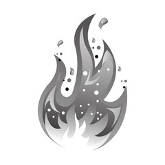 fire flame isolated icon vector illustration design