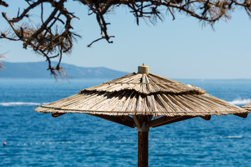 Wooden parasols