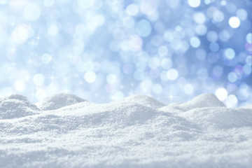 Fototapeta na wymiar winter background of frost and snow 