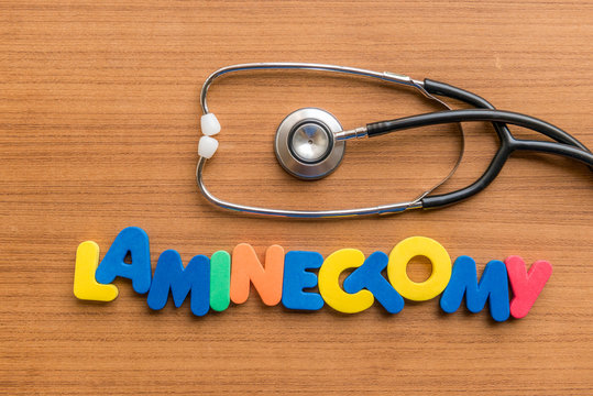 laminectomy colorful word
