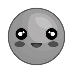 Fototapeta premium emoticon kawaii style icon vector illustration design