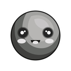 Fototapeta premium emoticon kawaii style icon vector illustration design